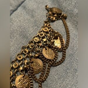 🐪Golden Coin Anklet with Vintage Belly Dance Vibes 💃✨